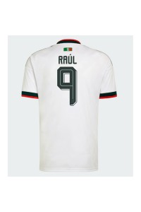 Meksiko Raul Jimenez #9 Jalkapallovaatteet Vieraspaita MM-kisat 2026 Lyhythihainen